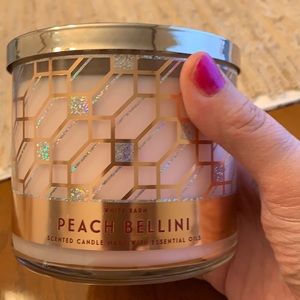 Peach Bellini Bath and Body works candle